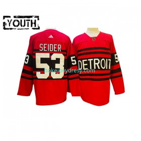 Dětské Hokejový Dres Detroit Red Wings Moritz Seider 53 Adidas 2022-2023 Reverse Retro Červené Authentic